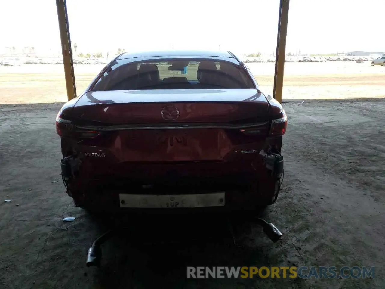 6 fotografías del automóvil dañado JM1GL1VM7K1507336 MAZDA 6 2019