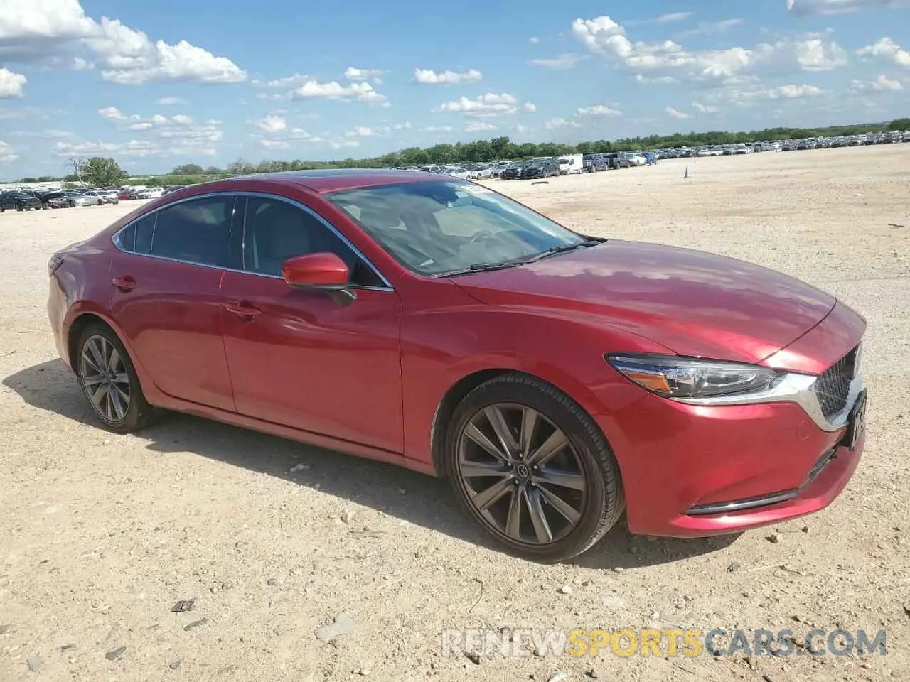 4 fotografías del automóvil dañado JM1GL1VM9K1510321 MAZDA 6 2019