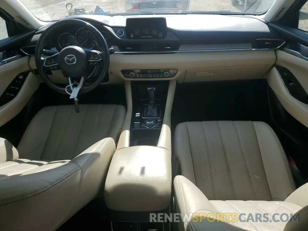 8 fotografías del automóvil dañado JM1GL1VM9K1510321 MAZDA 6 2019
