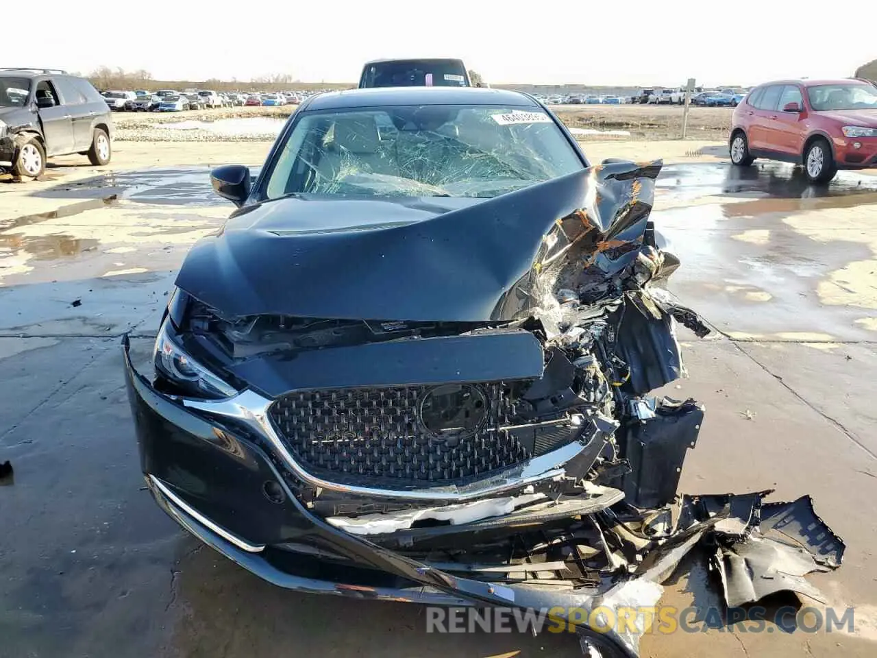 5 fotografías del automóvil dañado JM1GL1WY0K1502917 MAZDA 6 2019
