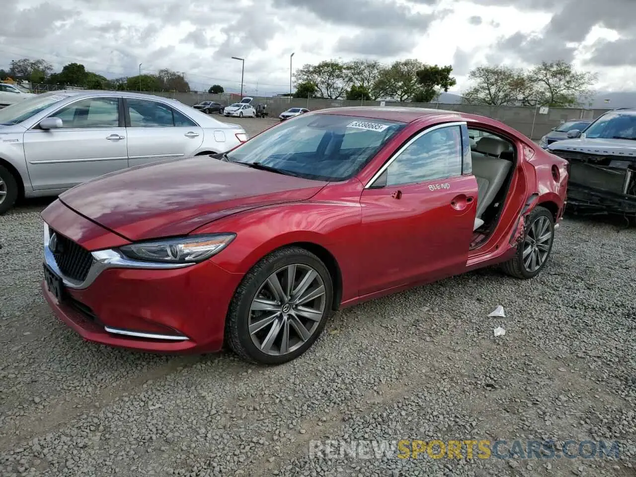 1 fotografías del automóvil dañado JM1GL1WY3K1510607 MAZDA 6 2019
