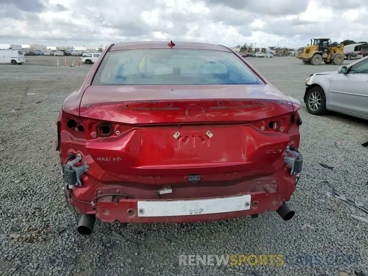 6 fotografías del automóvil dañado JM1GL1WY3K1510607 MAZDA 6 2019