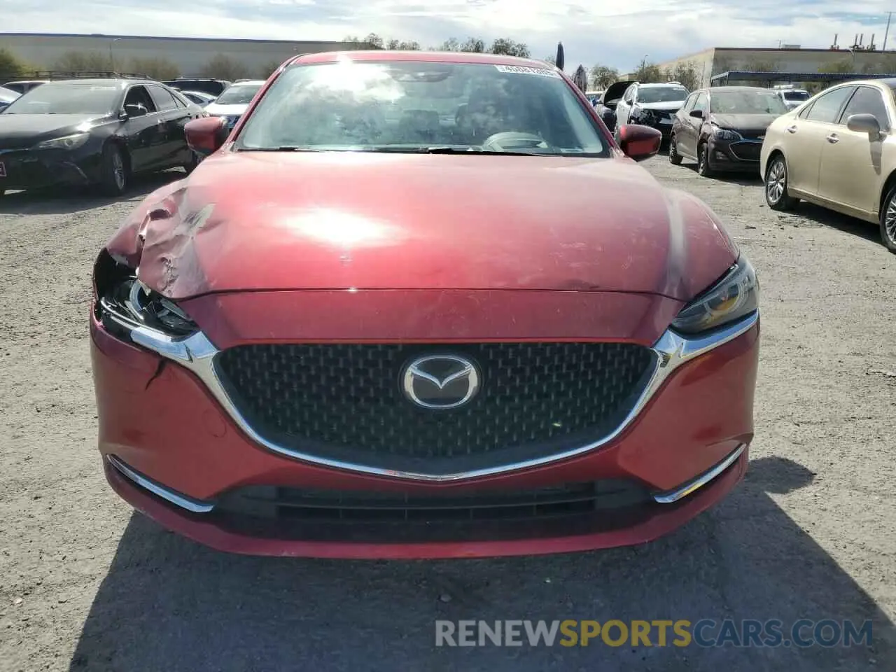 5 fotografías del automóvil dañado JM1GL1WY9K1508859 MAZDA 6 2019