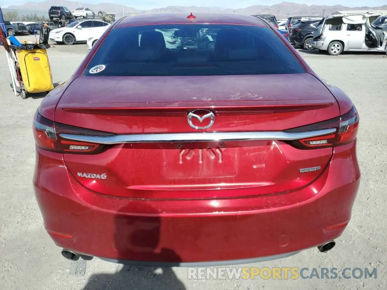6 fotografías del automóvil dañado JM1GL1WY9K1508859 MAZDA 6 2019