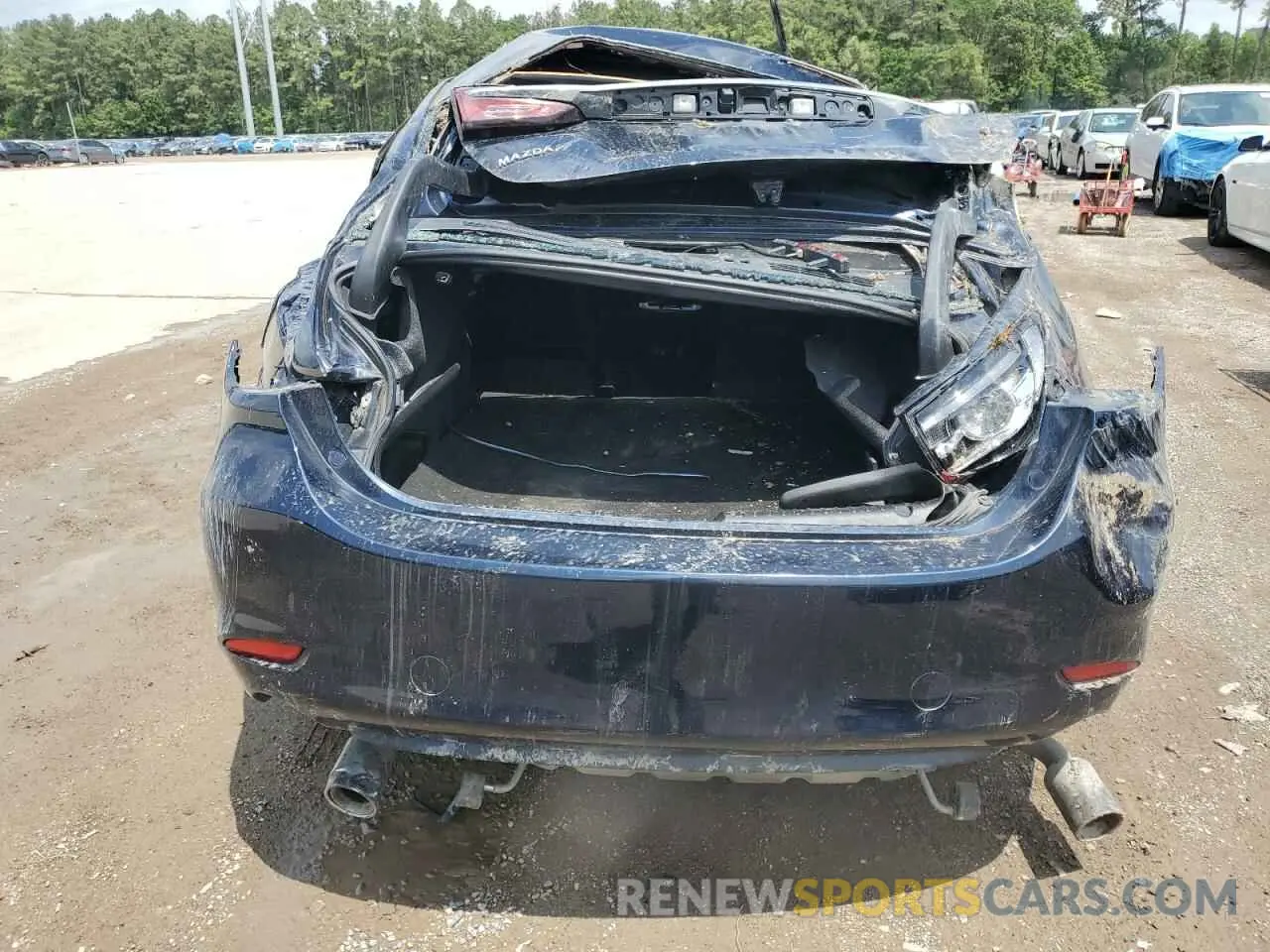 6 fotografías del automóvil dañado JM1GL1UM5L1517883 MAZDA 6 2020