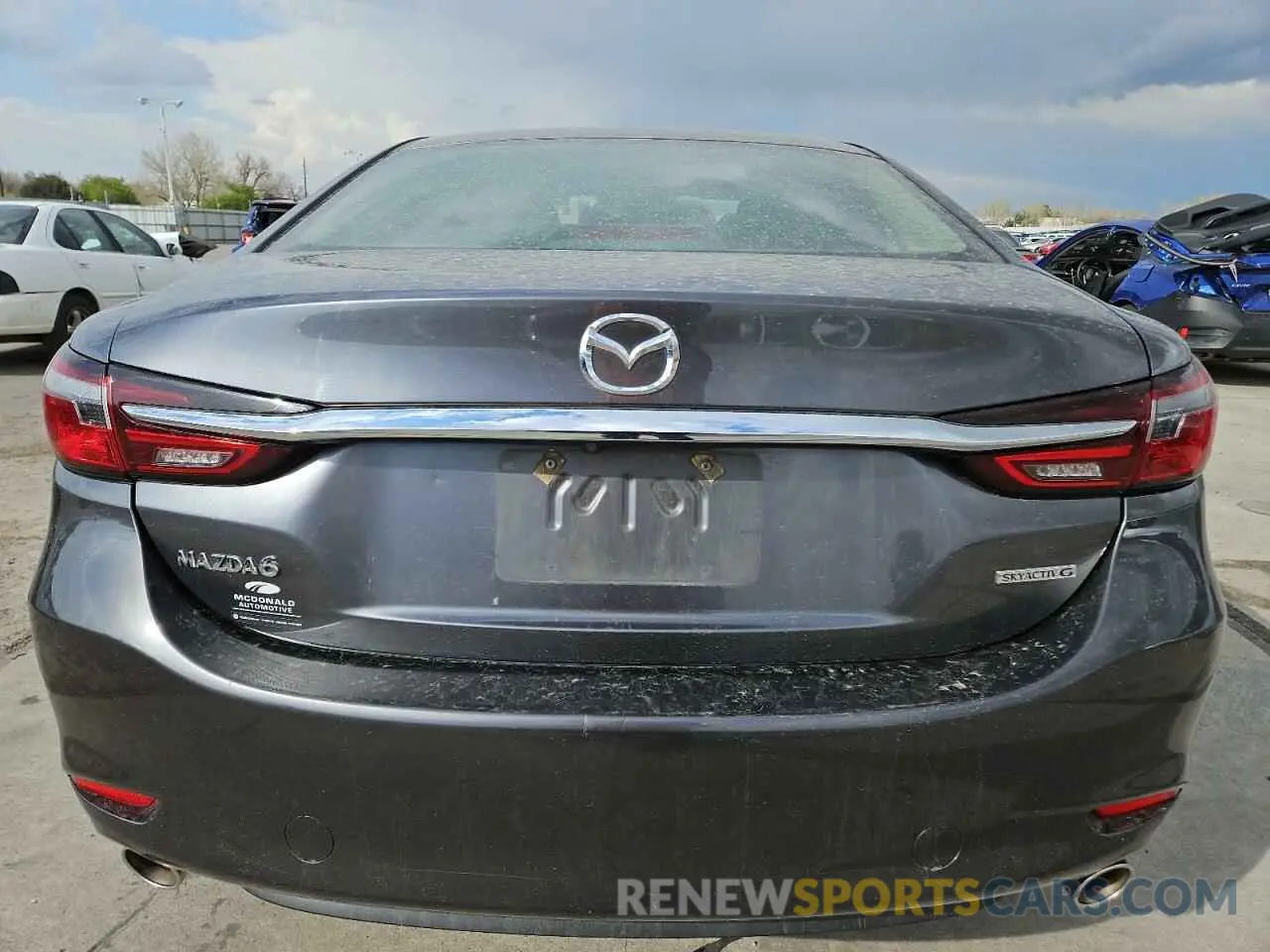 6 fotografías del automóvil dañado JM1GL1UM5L1524378 MAZDA 6 2020