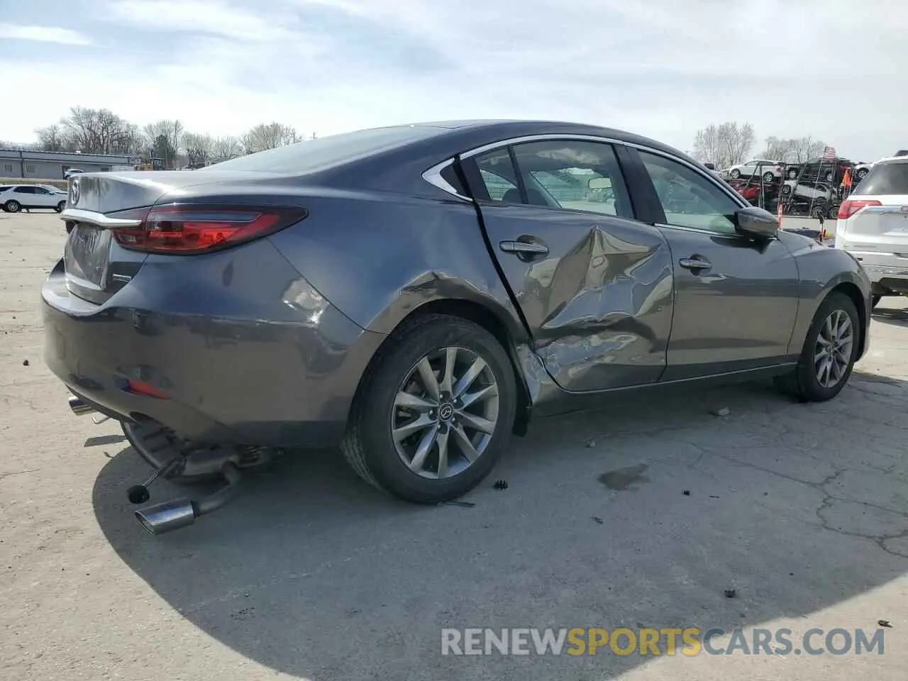 3 fotografías del automóvil dañado JM1GL1UM5L1527295 MAZDA 6 2020