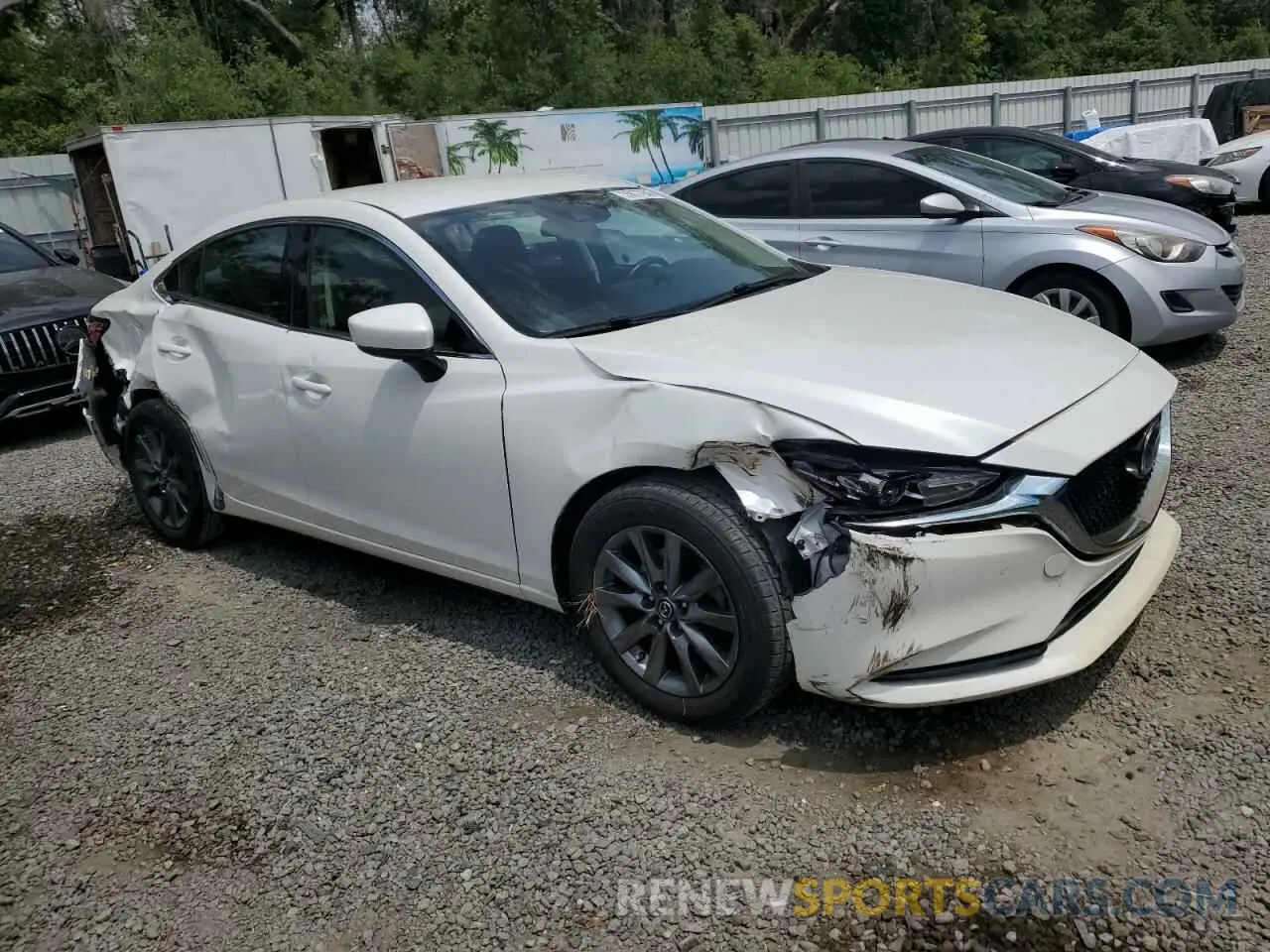 4 fotografías del automóvil dañado JM1GL1UM7L1521143 MAZDA 6 2020