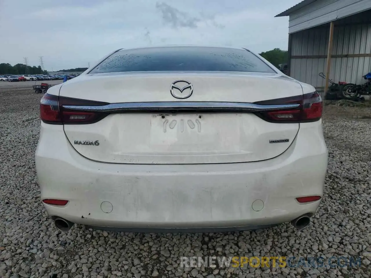 6 fotografías del automóvil dañado JM1GL1UM8L1518381 MAZDA 6 2020