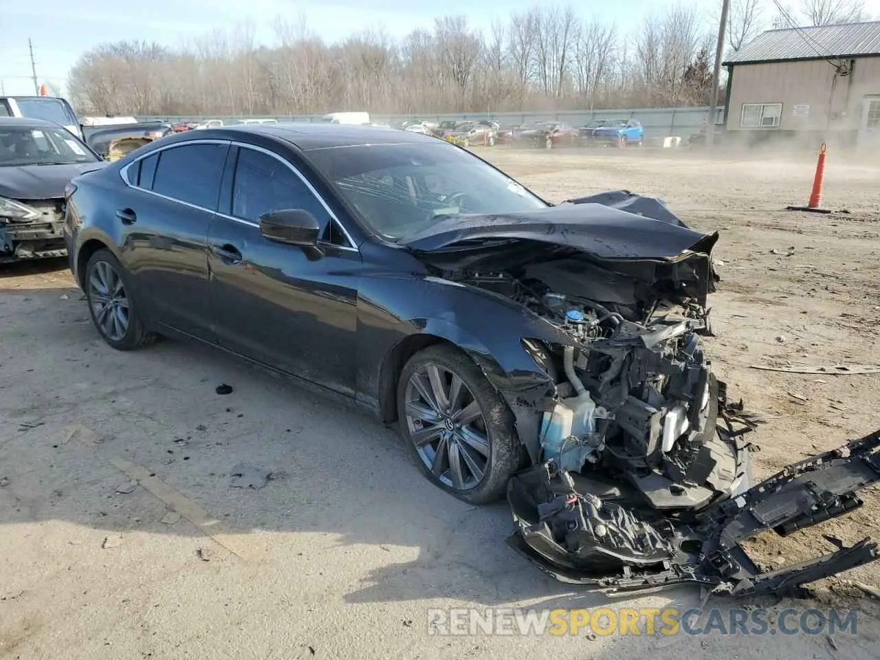 4 fotografías del automóvil dañado JM1GL1VM4L1514021 MAZDA 6 2020