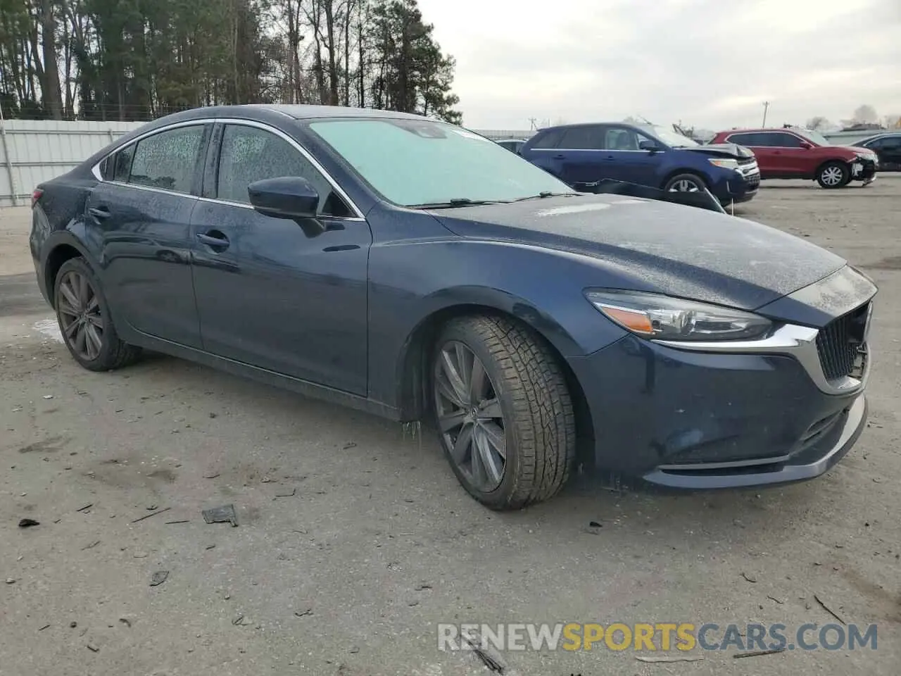 4 fotografías del automóvil dañado JM1GL1VM4L1515024 MAZDA 6 2020