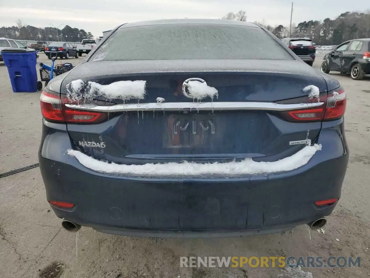 6 fotografías del automóvil dañado JM1GL1VM4L1515024 MAZDA 6 2020
