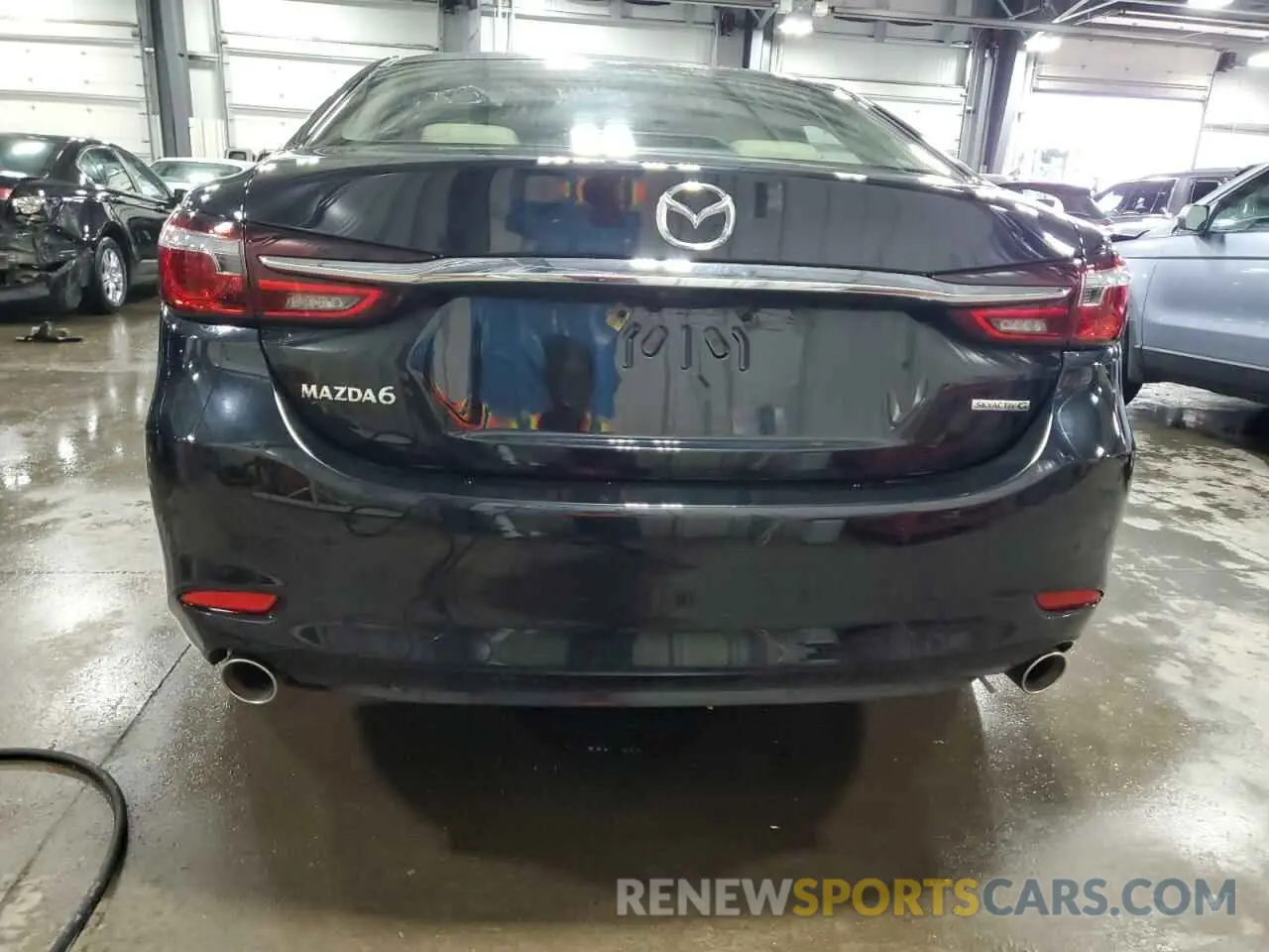 6 fotografías del automóvil dañado JM1GL1VM9L1522485 MAZDA 6 2020