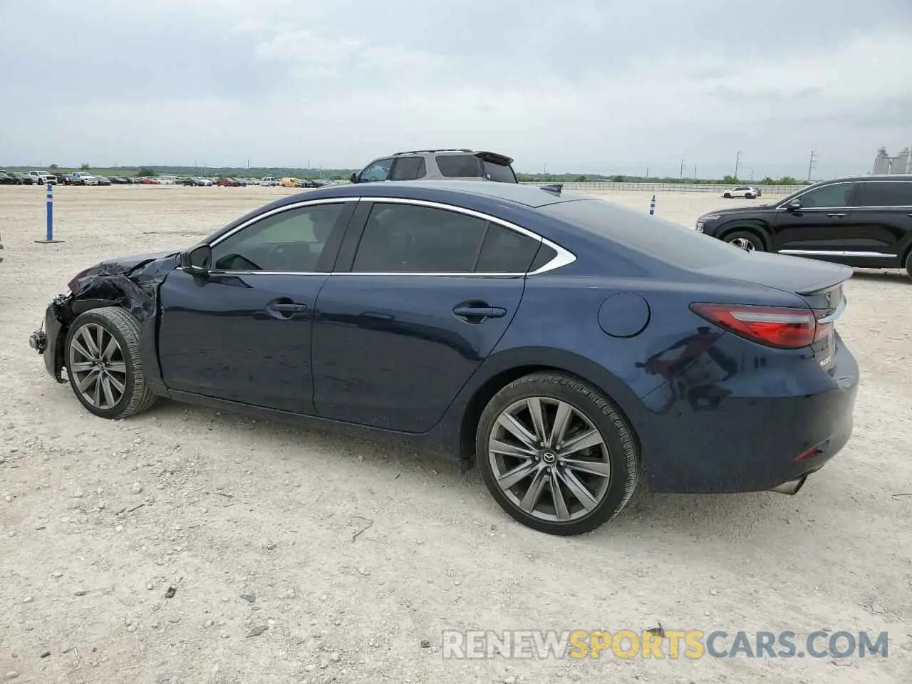 2 fotografías del automóvil dañado JM1GL1WY7L1512927 MAZDA 6 2020