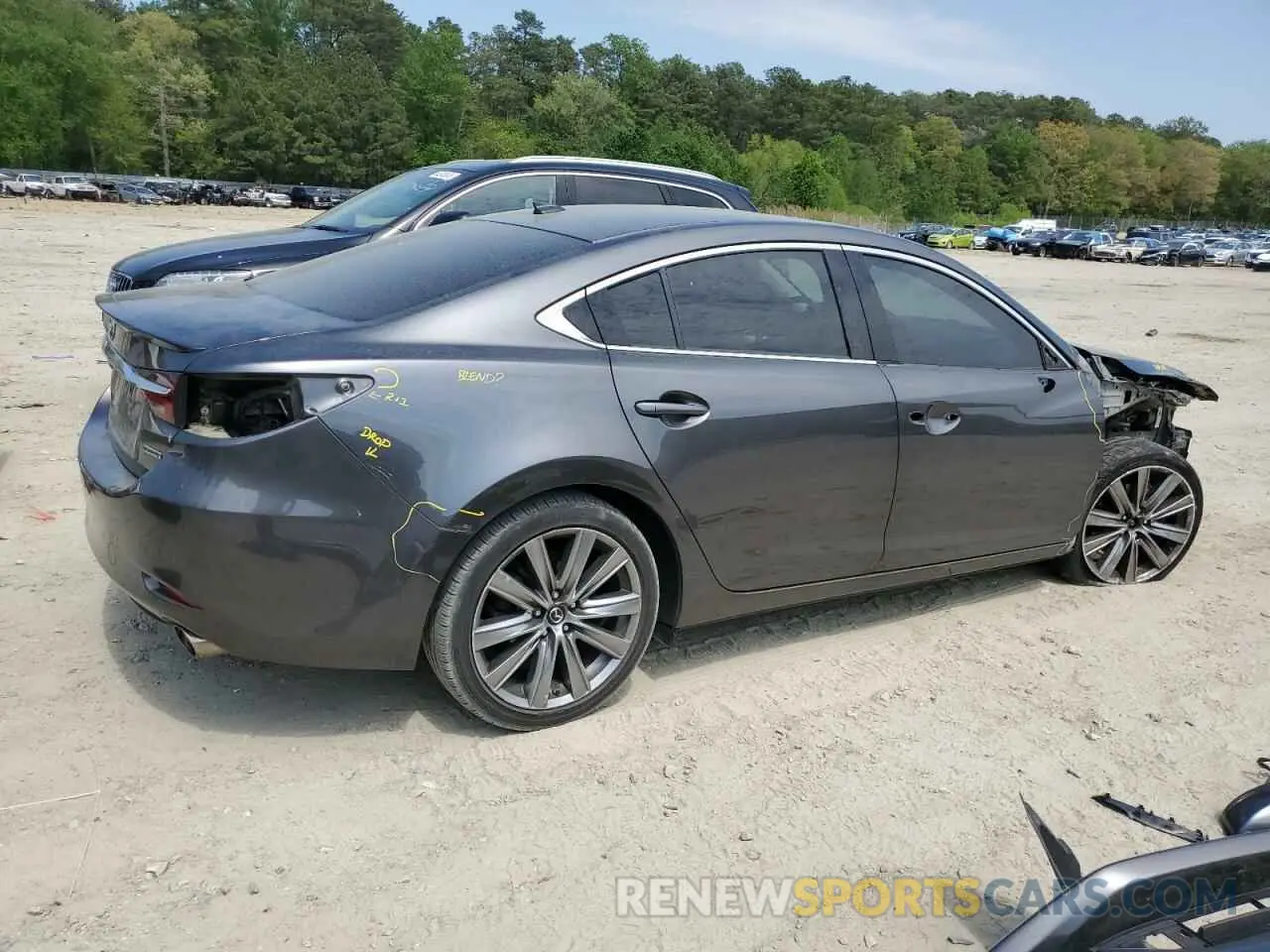 3 fotografías del automóvil dañado JM1GL1WYXL1516325 MAZDA 6 2020