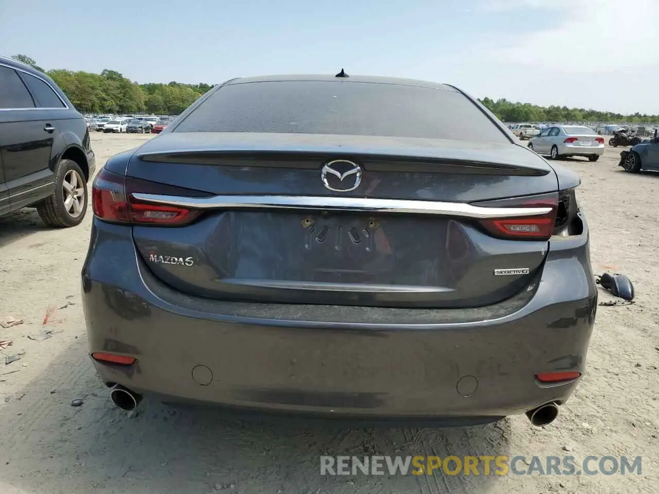 6 fotografías del automóvil dañado JM1GL1WYXL1516325 MAZDA 6 2020