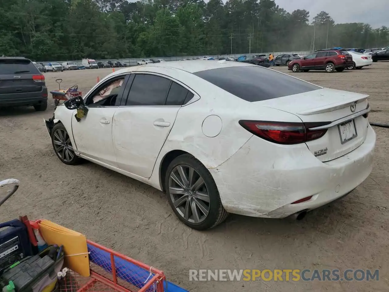 2 fotografías del automóvil dañado JM1GL1WYXL1521248 MAZDA 6 2020