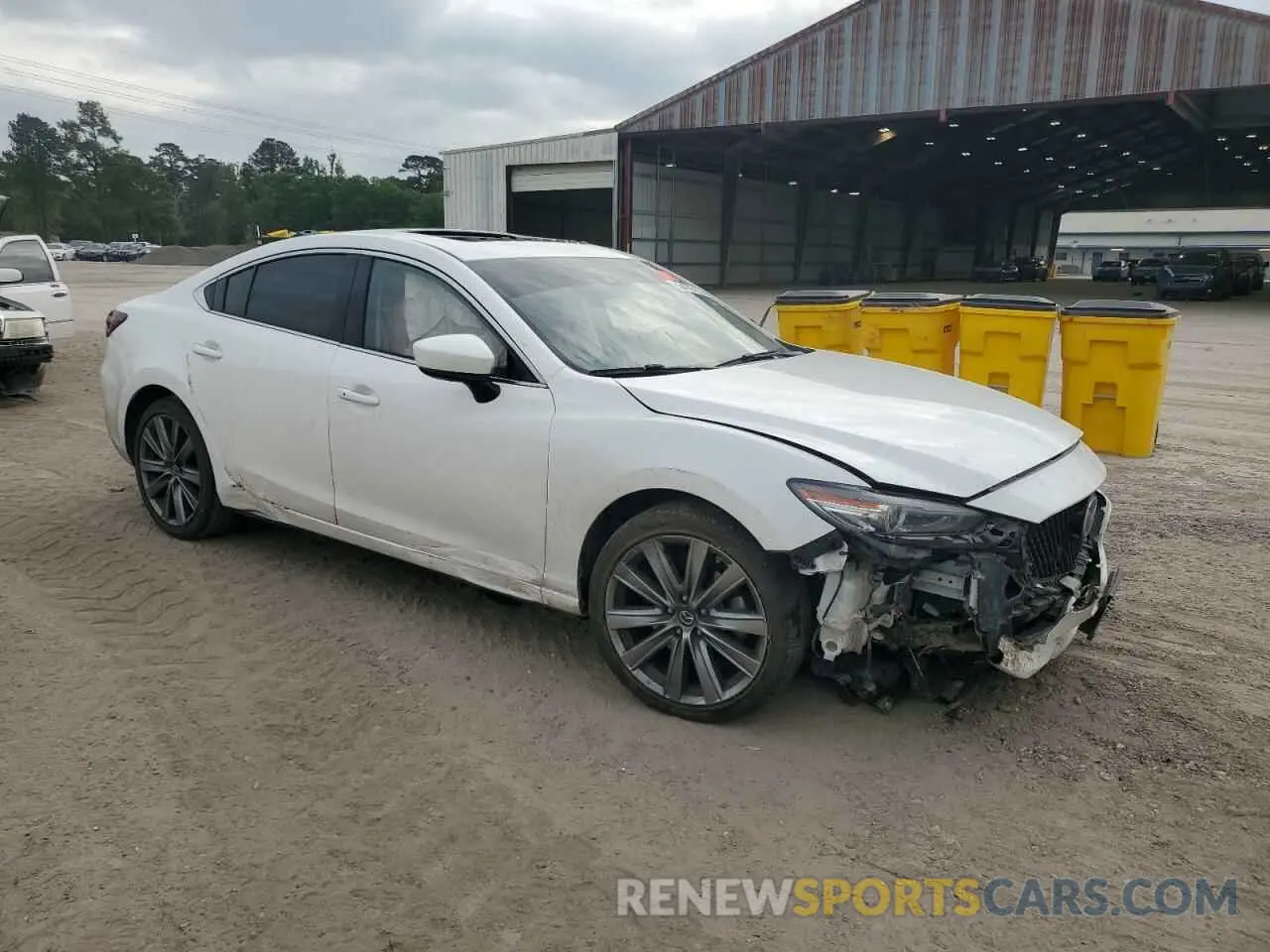 4 fotografías del automóvil dañado JM1GL1WYXL1521248 MAZDA 6 2020