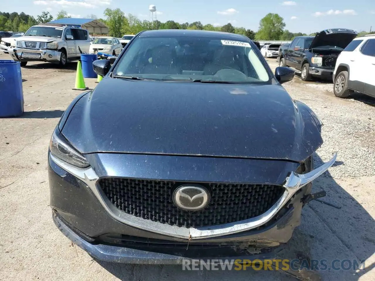 5 fotografías del automóvil dañado JM1GL1TY9M1616924 MAZDA 6 2021