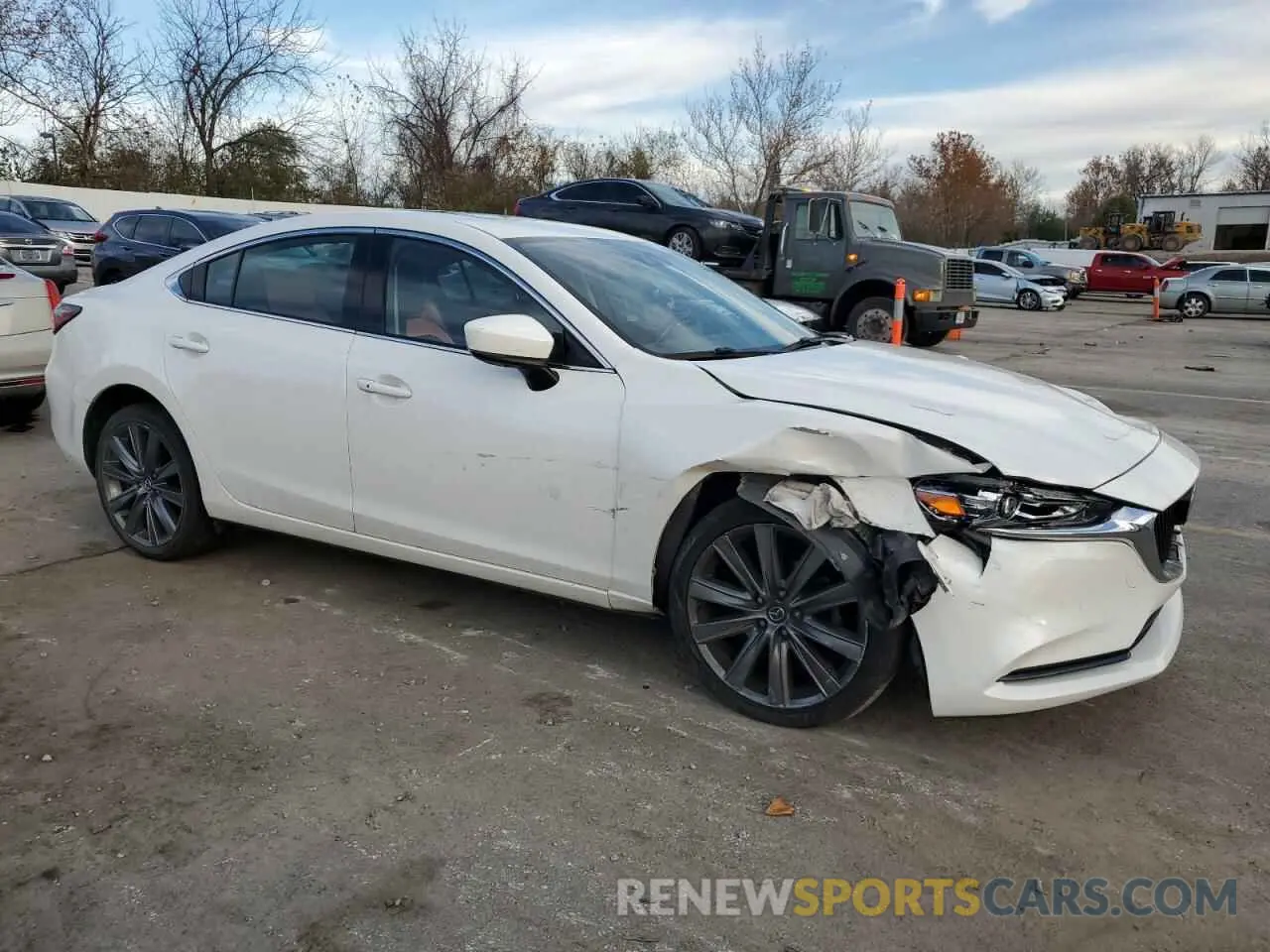 4 fotografías del automóvil dañado JM1GL1VM2M1604849 MAZDA 6 2021
