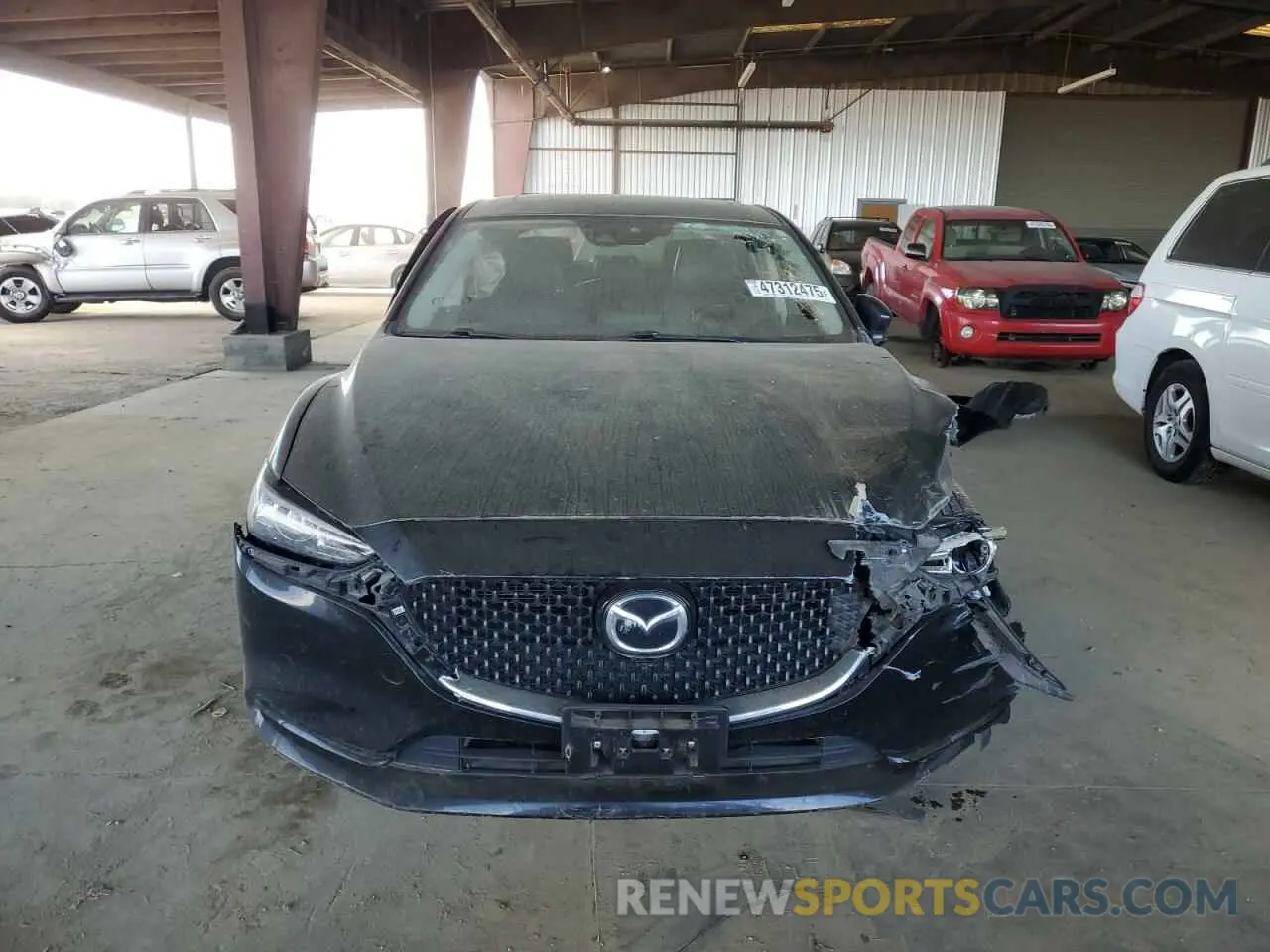 5 fotografías del automóvil dañado JM1GL1VM4M1602522 MAZDA 6 2021
