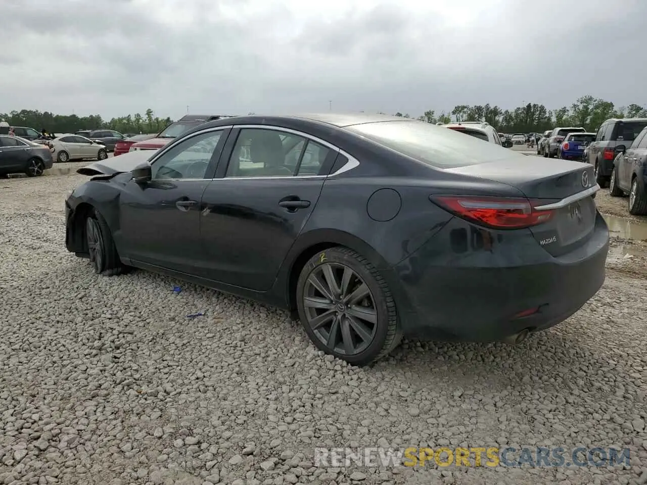 2 fotografías del automóvil dañado JM1GL1VM4M1605162 MAZDA 6 2021