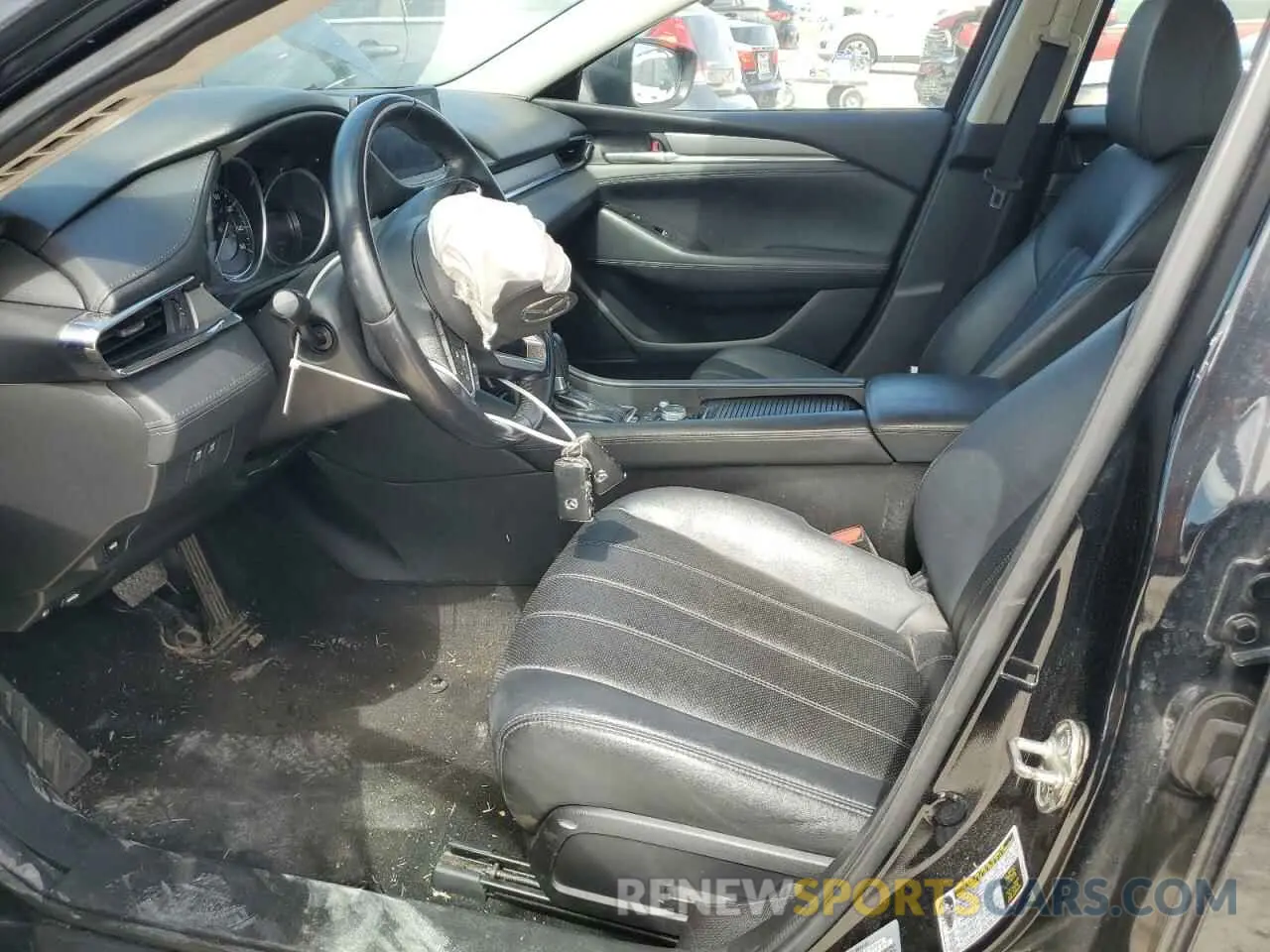 7 fotografías del automóvil dañado JM1GL1VM4M1605291 MAZDA 6 2021