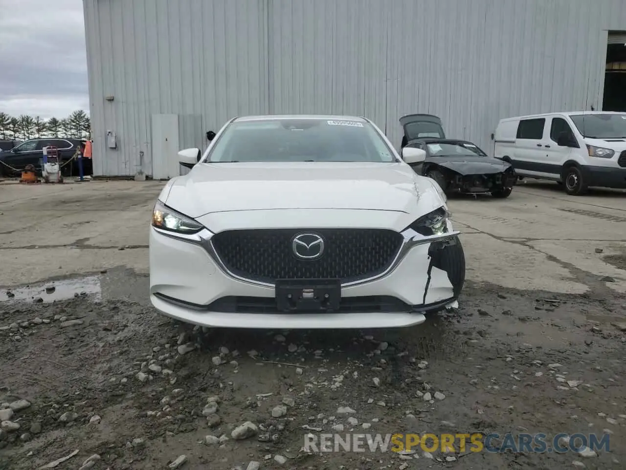 5 fotografías del automóvil dañado JM1GL1VM5M1615375 MAZDA 6 2021