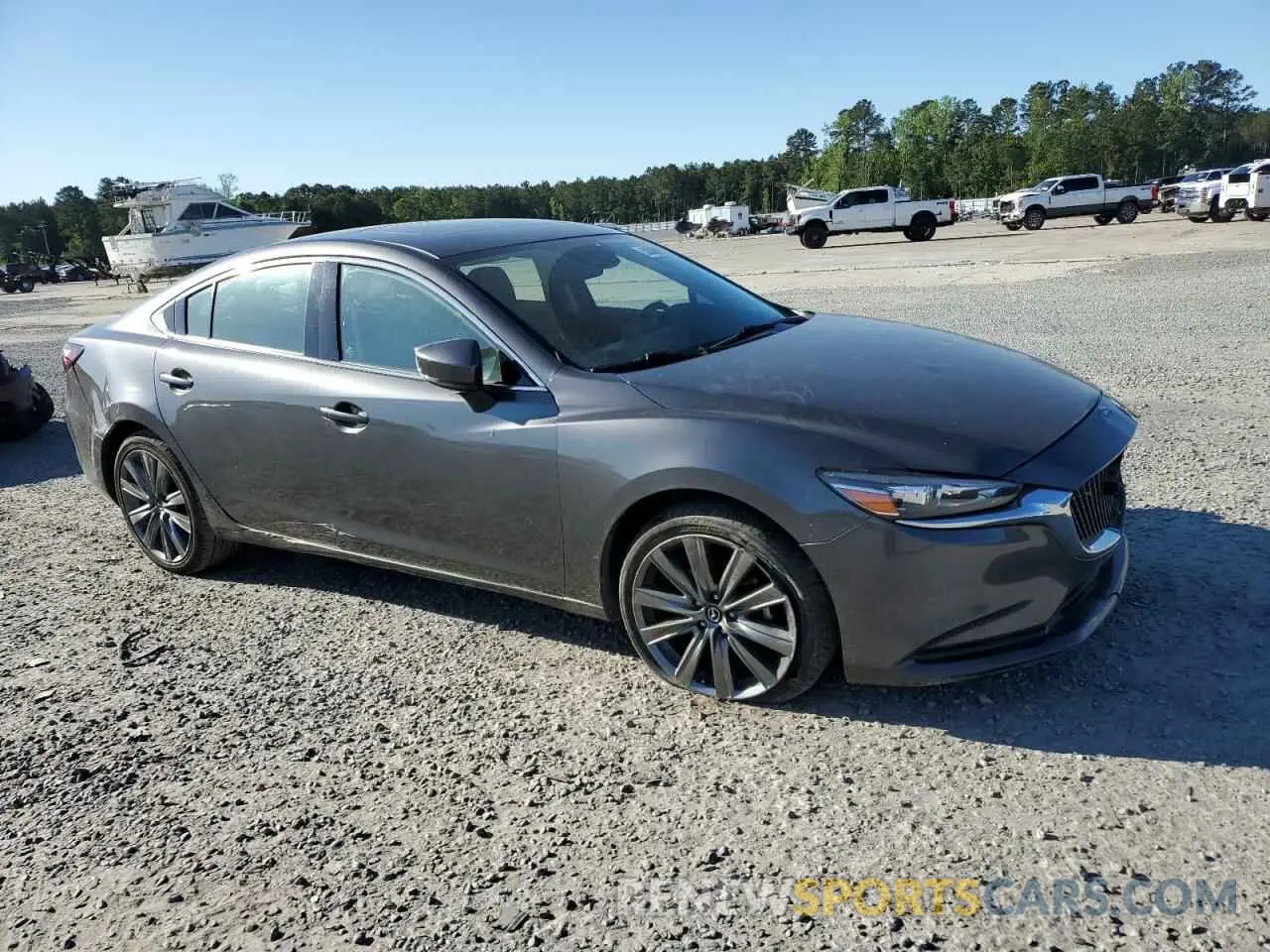 4 fotografías del automóvil dañado JM1GL1VM8M1609408 MAZDA 6 2021