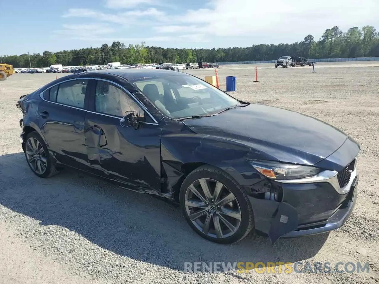 4 fotografías del automóvil dañado JM1GL1VMXM1601567 MAZDA 6 2021