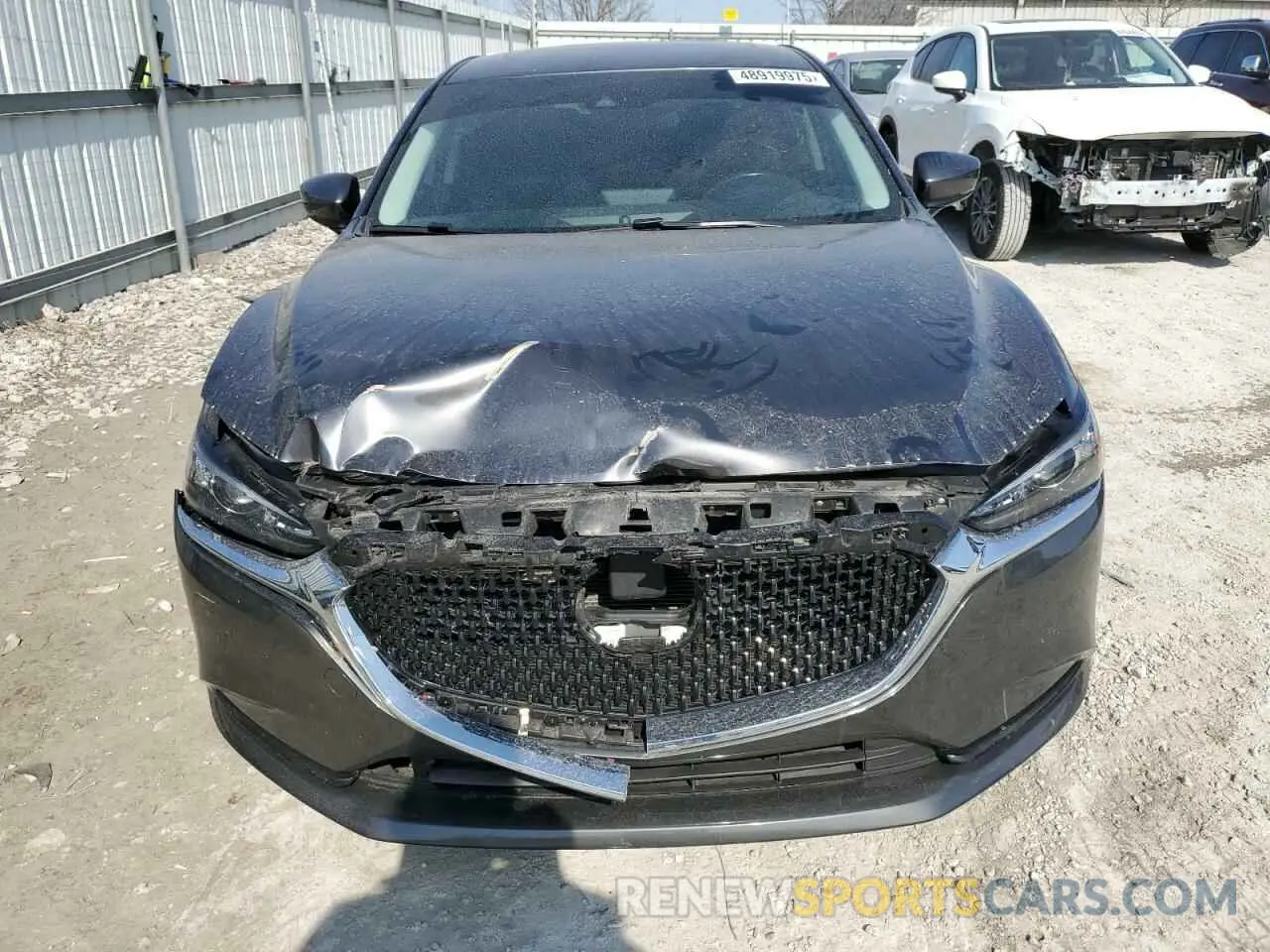 5 fotografías del automóvil dañado JM1GL1VMXM1613606 MAZDA 6 2021