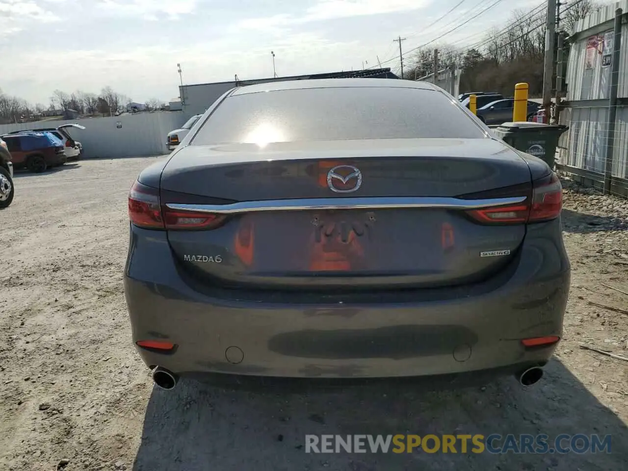 6 fotografías del automóvil dañado JM1GL1VMXM1613606 MAZDA 6 2021