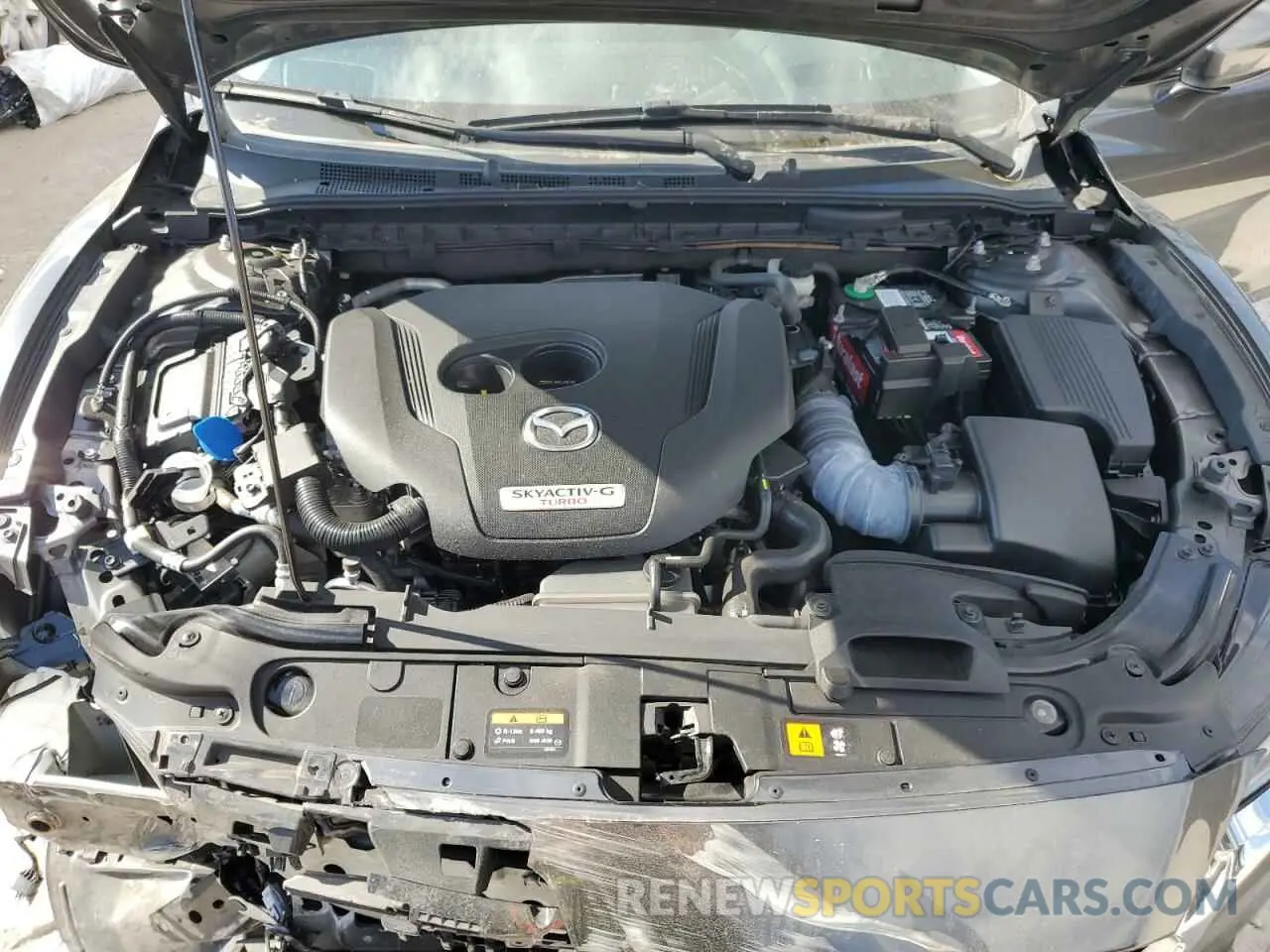 11 fotografías del automóvil dañado JM1GL1WY3M1614307 MAZDA 6 2021