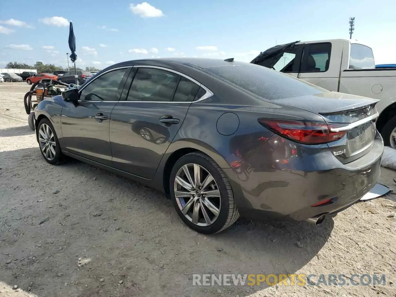 2 fotografías del automóvil dañado JM1GL1WY3M1614307 MAZDA 6 2021