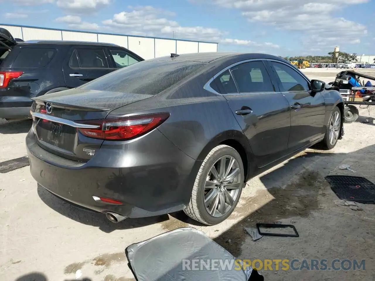 3 fotografías del automóvil dañado JM1GL1WY3M1614307 MAZDA 6 2021