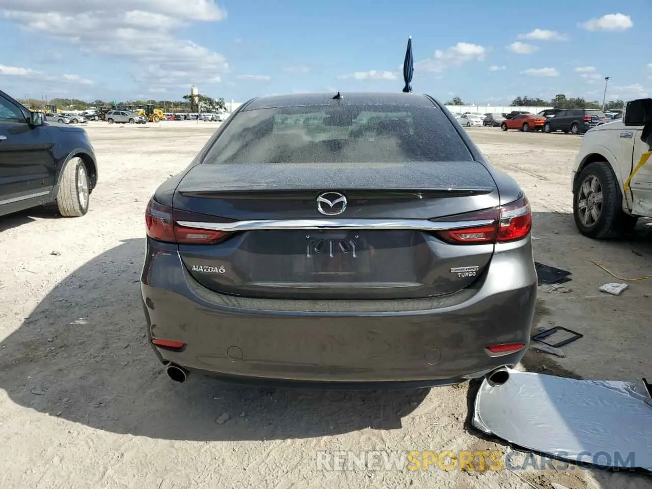 6 fotografías del automóvil dañado JM1GL1WY3M1614307 MAZDA 6 2021