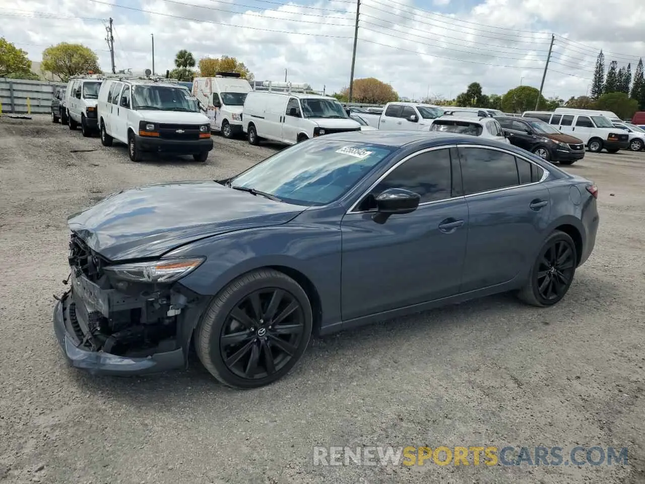 1 fotografías del automóvil dañado JM1GL1WY3M1614498 MAZDA 6 2021