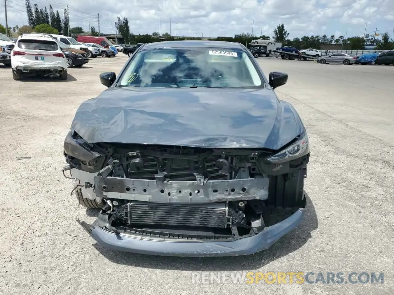5 fotografías del automóvil dañado JM1GL1WY3M1614498 MAZDA 6 2021