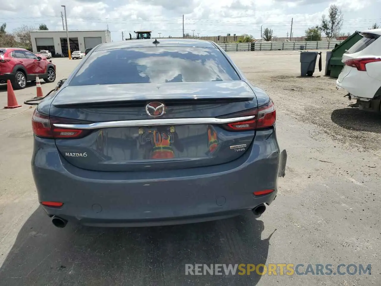 6 fotografías del automóvil dañado JM1GL1WY3M1614498 MAZDA 6 2021