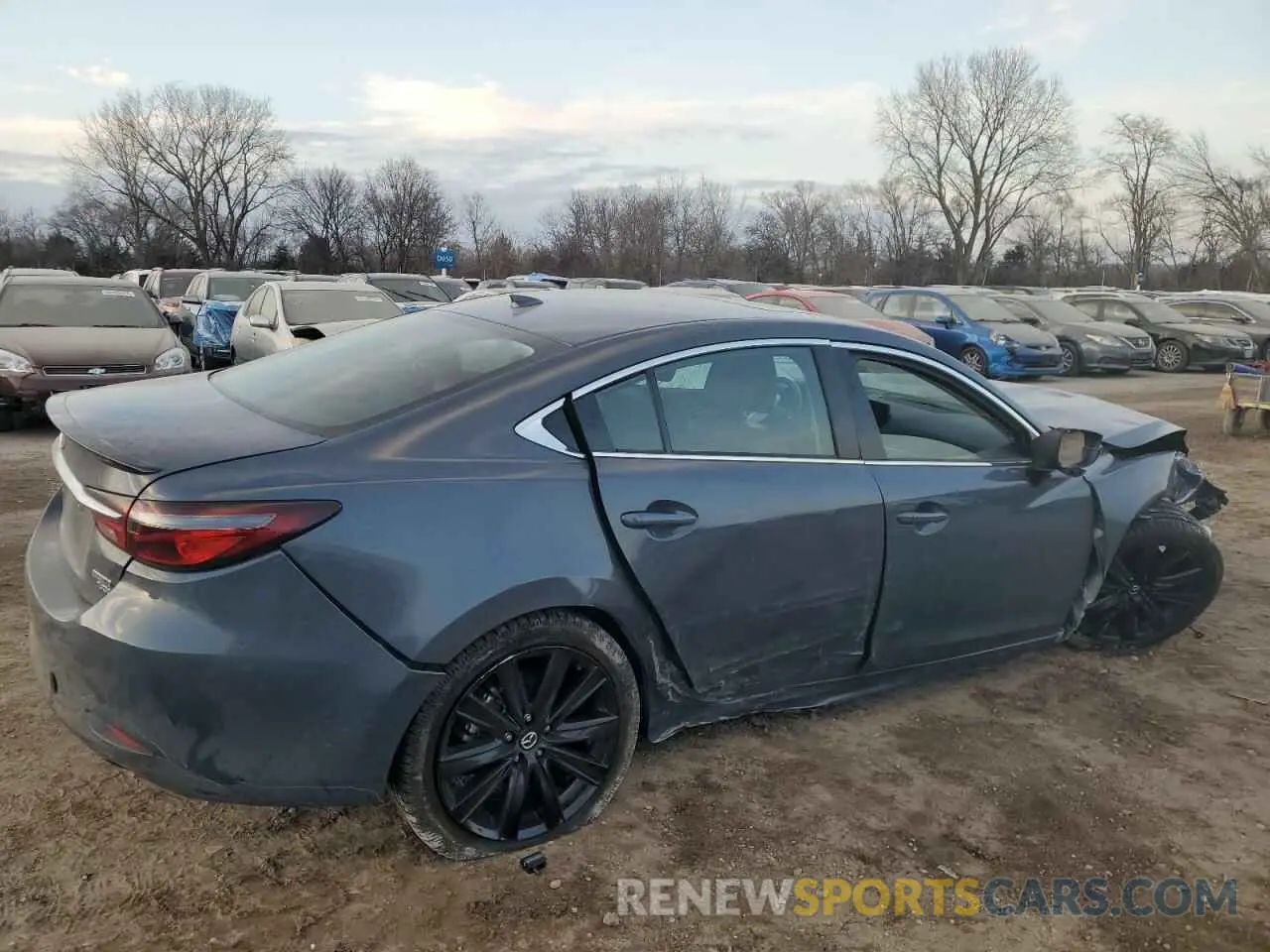 3 fotografías del automóvil dañado JM1GL1WY6M1608632 MAZDA 6 2021