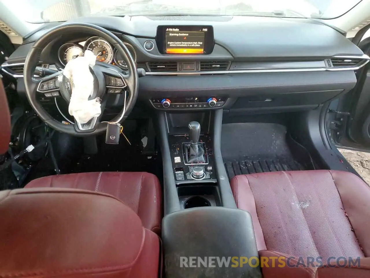 8 fotografías del automóvil dañado JM1GL1WY6M1608632 MAZDA 6 2021