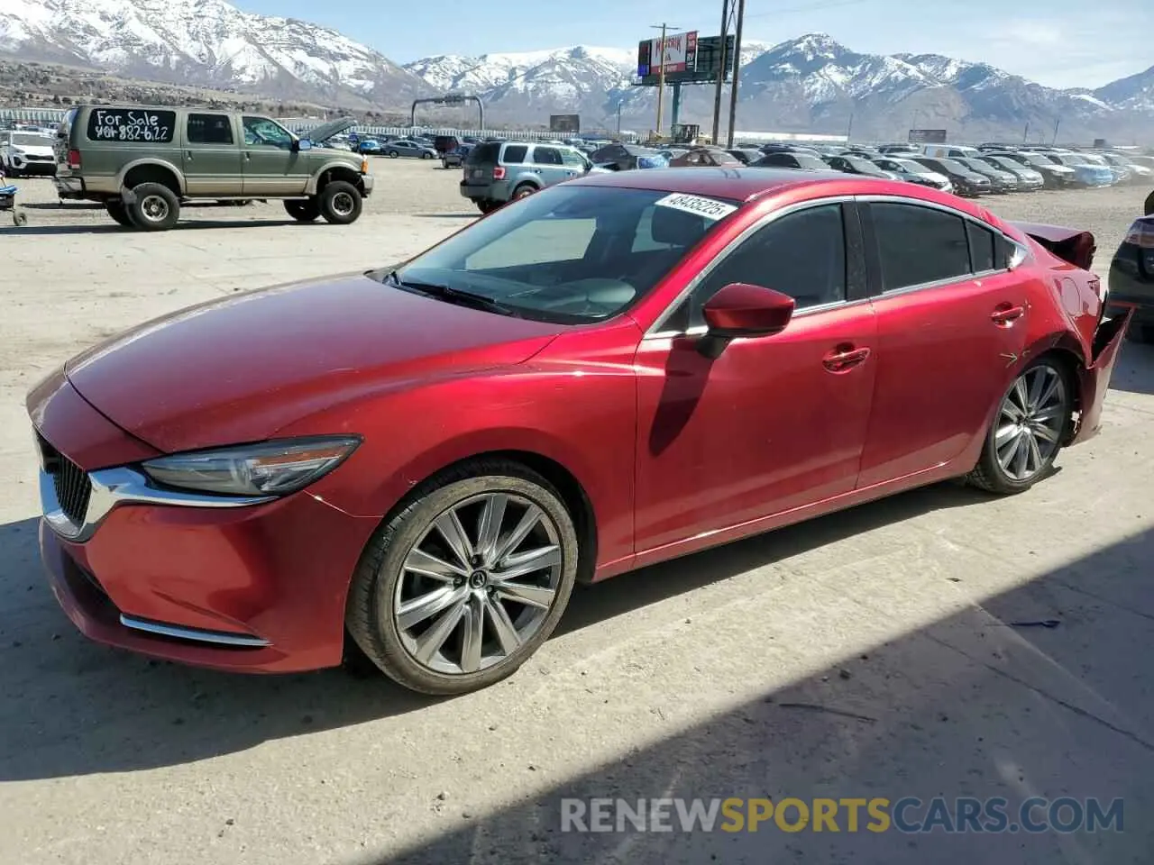 1 fotografías del automóvil dañado JM1GL1WY8M1605828 MAZDA 6 2021