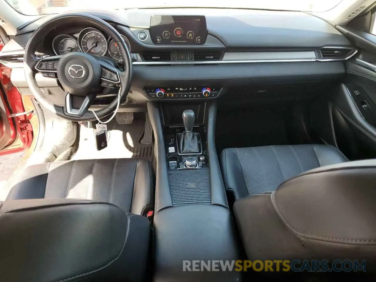 8 fotografías del automóvil dañado JM1GL1WY8M1605828 MAZDA 6 2021