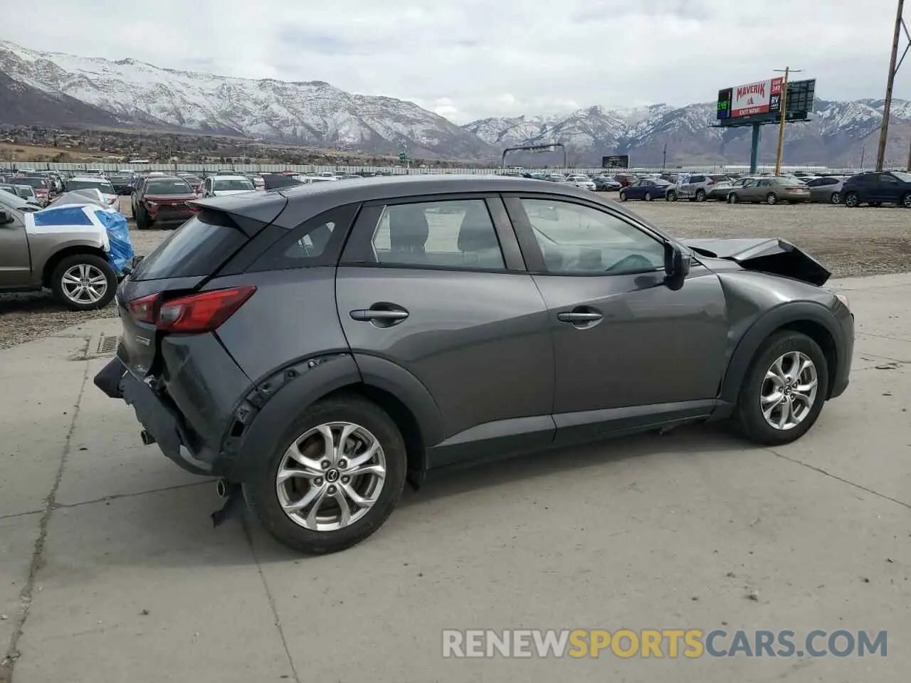 3 fotografías del automóvil dañado JM1DKDB70K1431576 MAZDA CX-3 2019