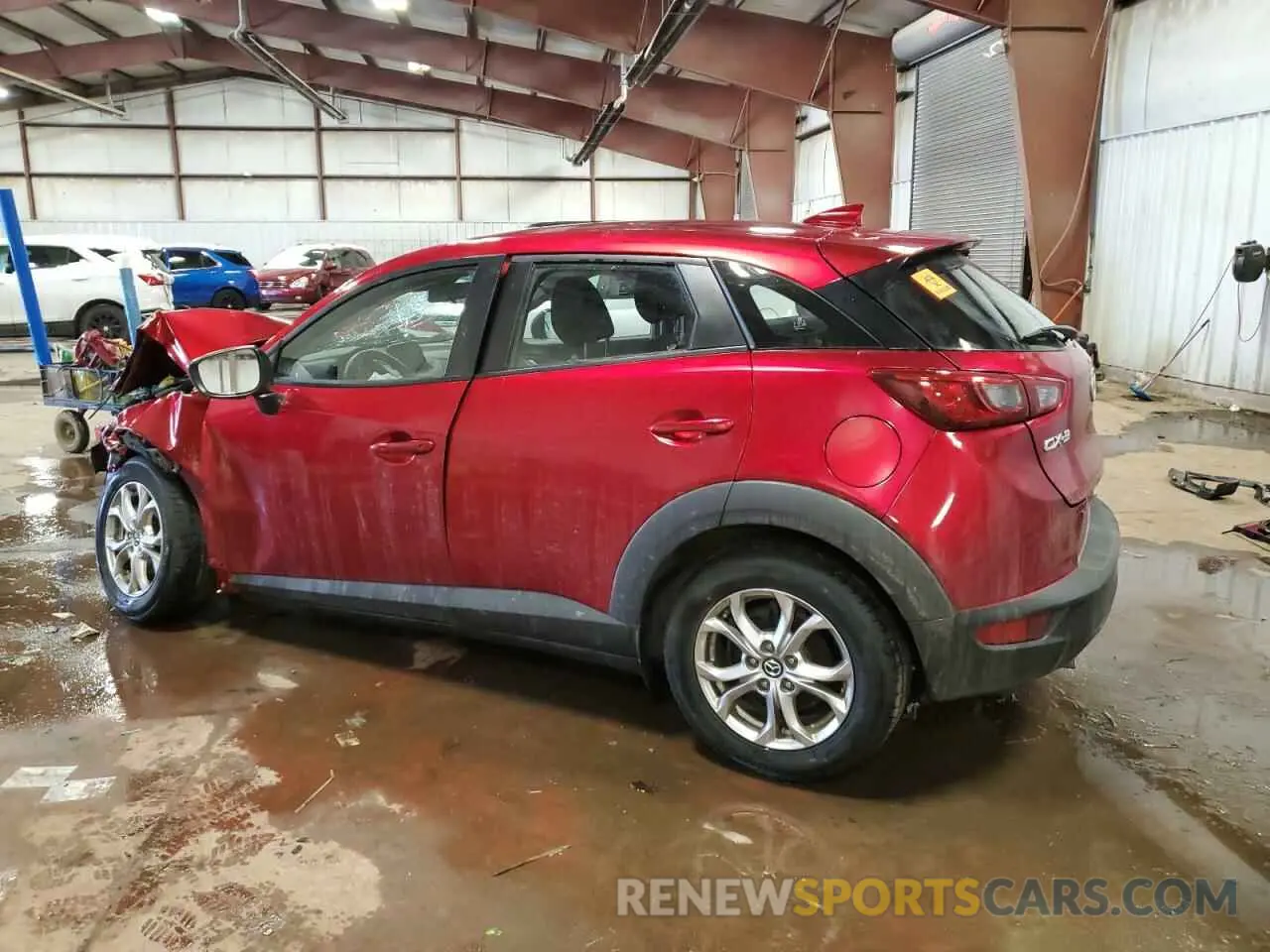 2 fotografías del automóvil dañado JM1DKDB75K1453864 MAZDA CX-3 2019