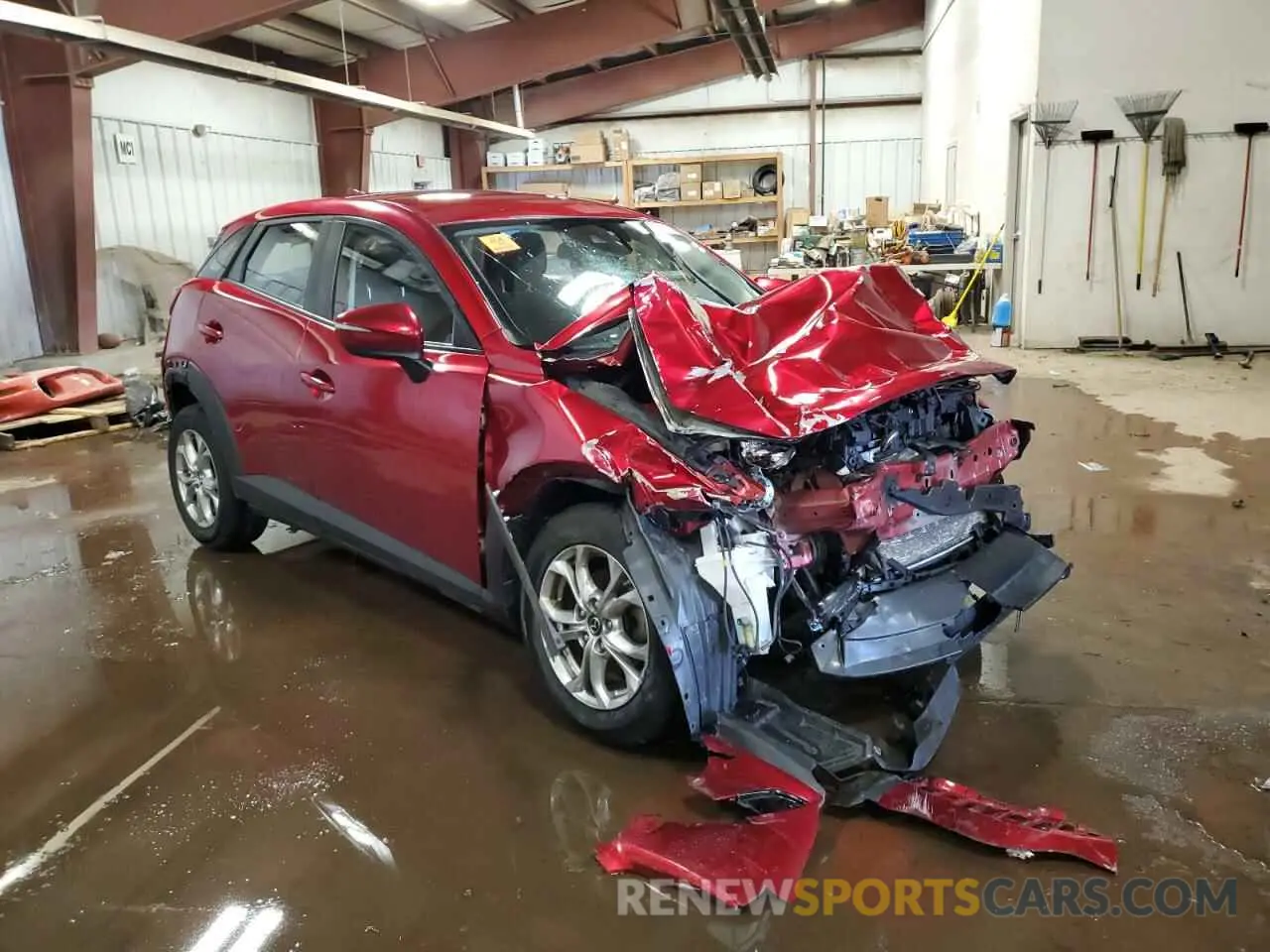 4 fotografías del automóvil dañado JM1DKDB75K1453864 MAZDA CX-3 2019