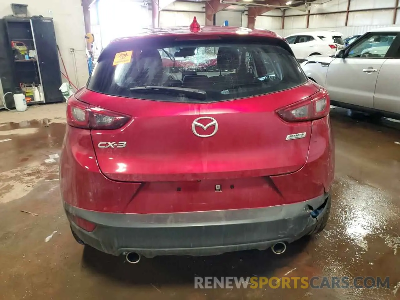 6 fotografías del automóvil dañado JM1DKDB75K1453864 MAZDA CX-3 2019