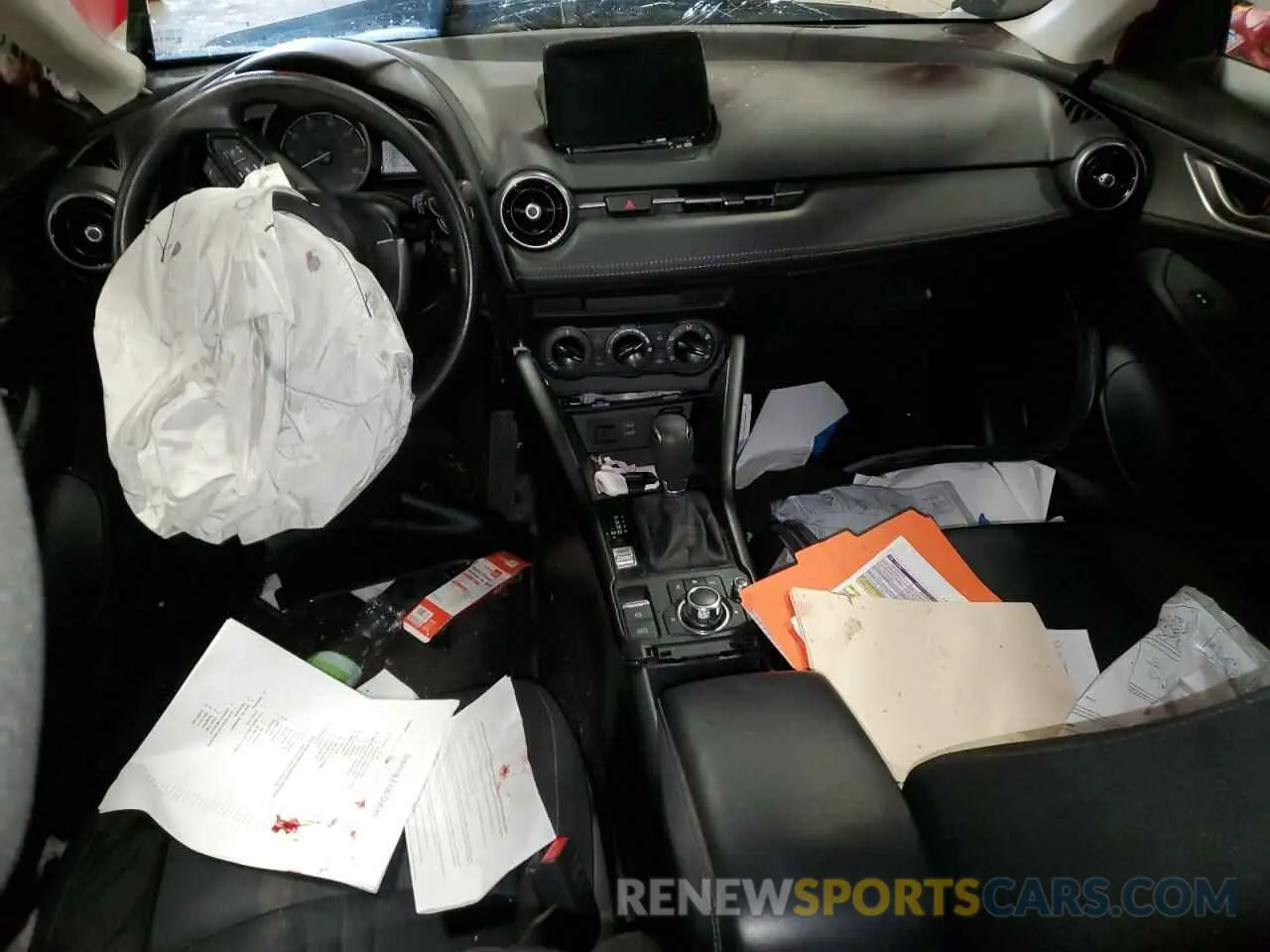 8 fotografías del automóvil dañado JM1DKDB75K1453864 MAZDA CX-3 2019