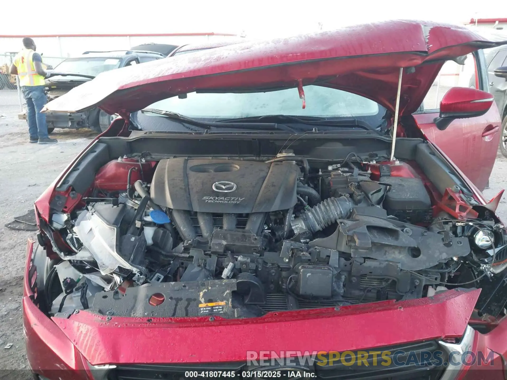 10 fotografías del automóvil dañado JM1DKDB78K0441908 MAZDA CX-3 2019