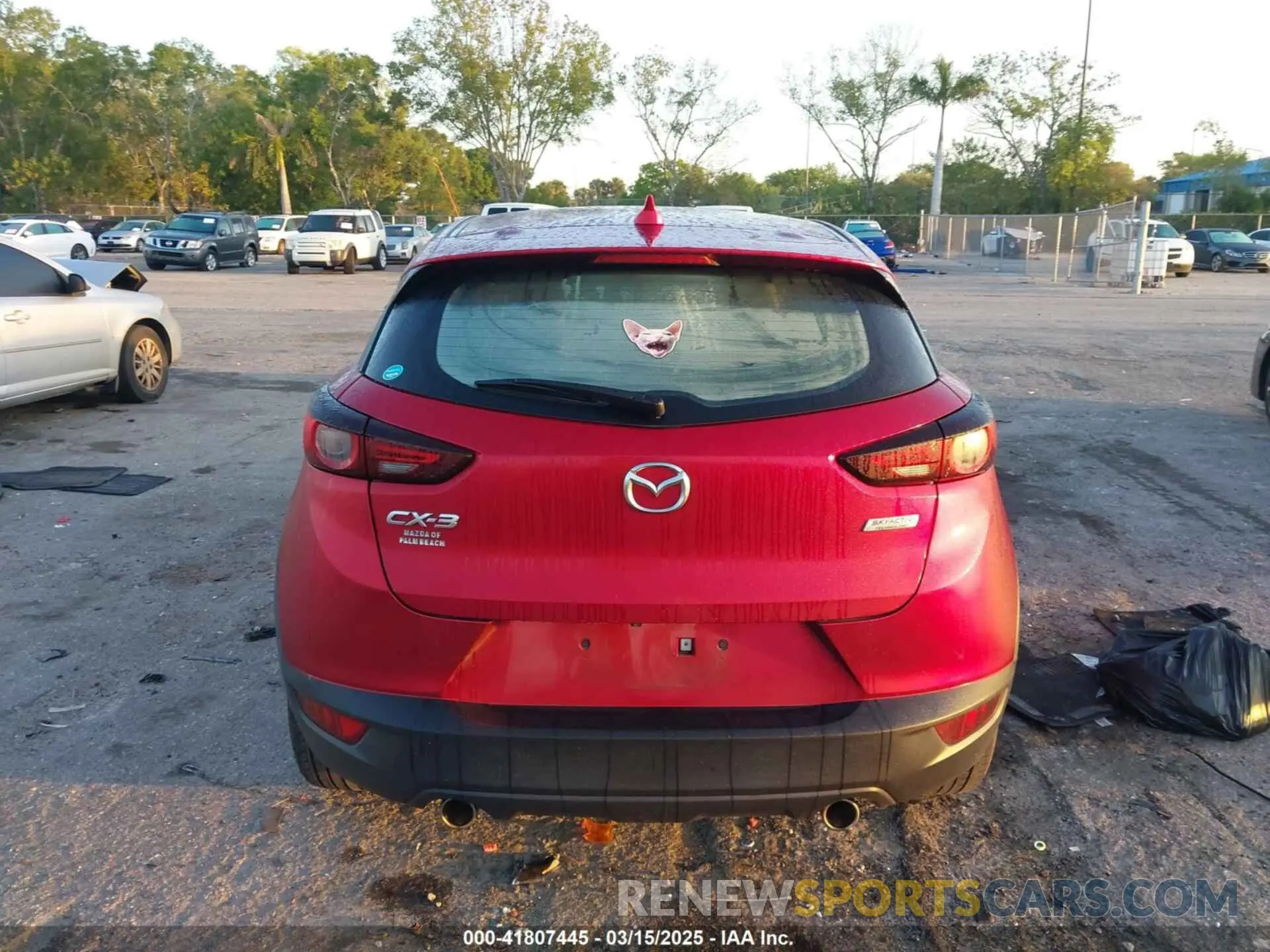 16 fotografías del automóvil dañado JM1DKDB78K0441908 MAZDA CX-3 2019